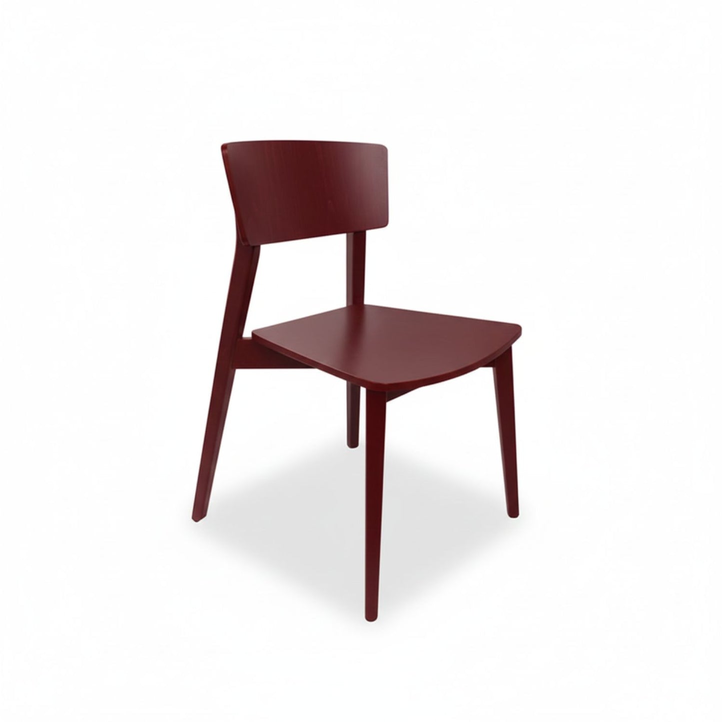 Stapelstuhl 'Mina' aus massiver | Buche | 2er-Set | Holzsitzfläche | in verschiedenen Farben | Handwerk aus Südtirol