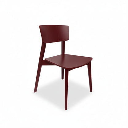 Stapelstuhl 'Mina' aus massiver | Buche | 2er-Set | Holzsitzfläche | in verschiedenen Farben | Handwerk aus Südtirol