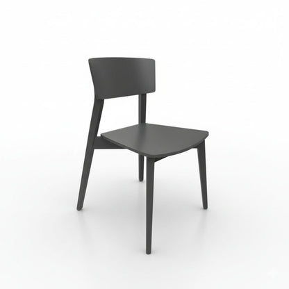 Stapelstuhl 'Mina' aus massiver | Buche | 2er-Set | Holzsitzfläche | in verschiedenen Farben | Handwerk aus Südtirol