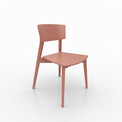 Stapelstuhl 'Mina' aus massiver | Buche | 2er-Set | Holzsitzfläche | in verschiedenen Farben | Handwerk aus Südtirol