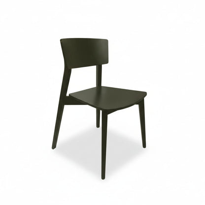 Stapelstuhl 'Mina' aus massiver | Buche | 2er-Set | Holzsitzfläche | in verschiedenen Farben | Handwerk aus Südtirol