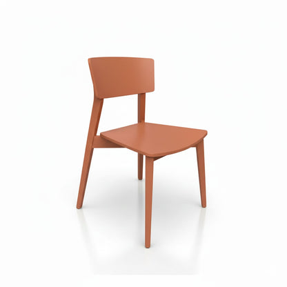 Stapelstuhl 'Mina' aus massiver | Buche | 2er-Set | Holzsitzfläche | in verschiedenen Farben | Handwerk aus Südtirol