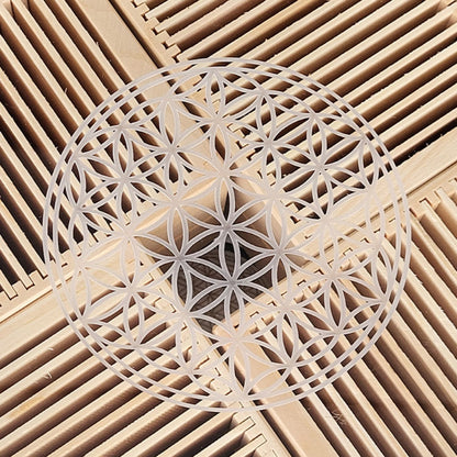 Zirbenlüfter ‘Kubus Premium’ | für 40 m² | flüsterleiser Ventilator | Lichtfarben wählbar |  für Privat und Büro | Made in Austria