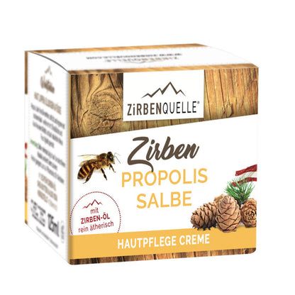 Zirben Propolissalbe | 125 ml | mit Bienenpropolis und Zirbenöl | Made in Austria