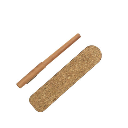 Set Nachhaltiger Füller aus Holz mit Etui | in verschiedenen Designs | Wiederbefüllbar
