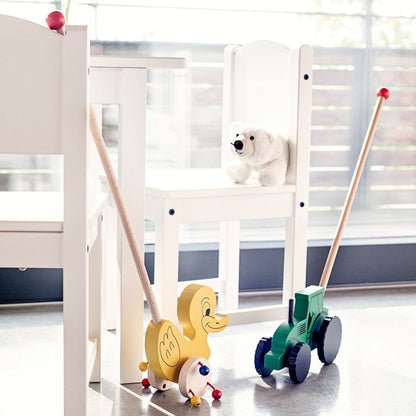Schiebespielzeug 'Elvira Ente' | Buche | ab 1 Jahr | L 61 x B 20 cm | Made in Germany