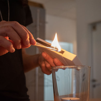 Elegante Zündhölzer 'Feuer & Flamme' | mit Gedicht bedruckt | in verschiedenen Größen