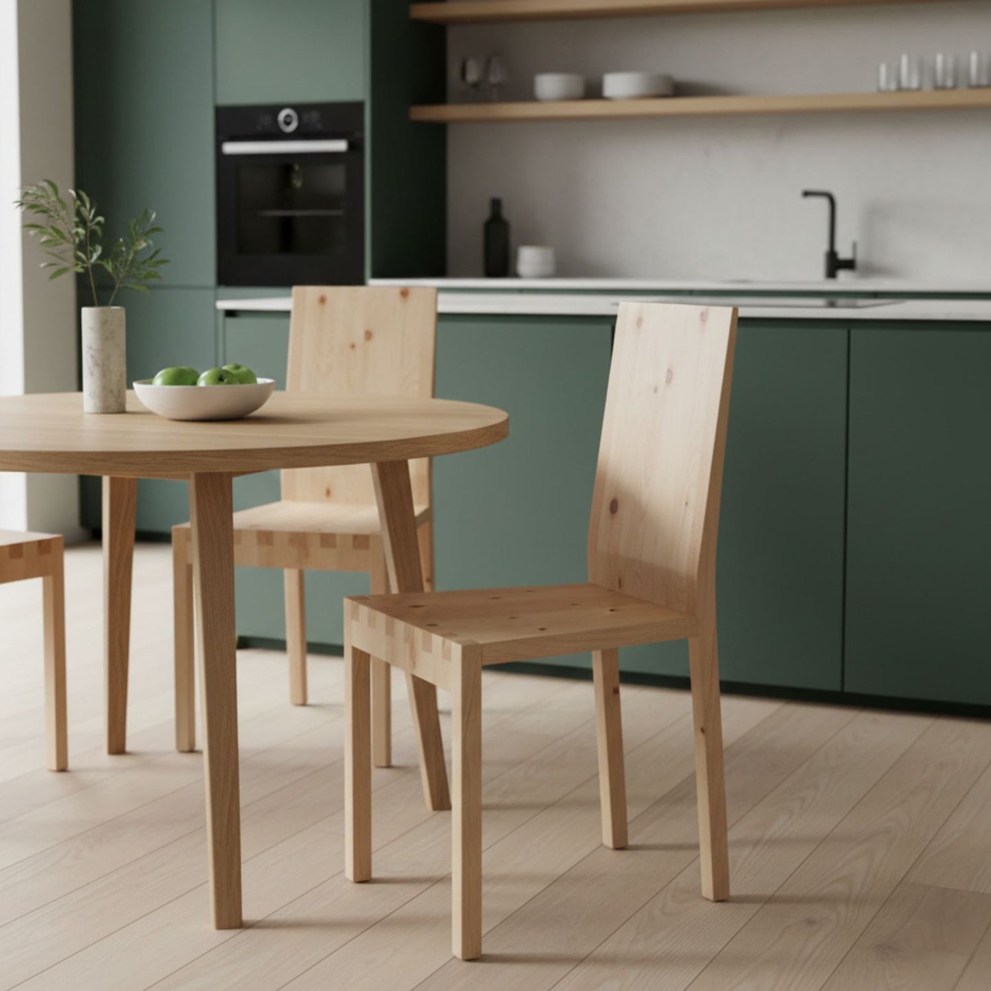 Design  Stuhl aus Zirbenholz - 'Sitwell' -  Handwerk Europa - clear Country