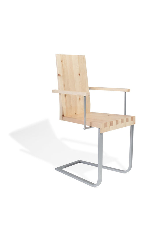Design Stuhl aus Zirbenholz (Arve) - 'Sitwell Breezy' I Handwerk aus Südtirol