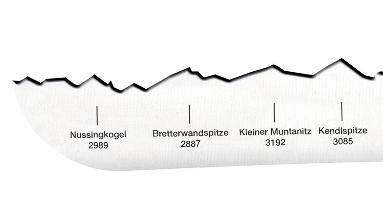 Brotmesser 'Großglockner' - mit Panoramaschliff
