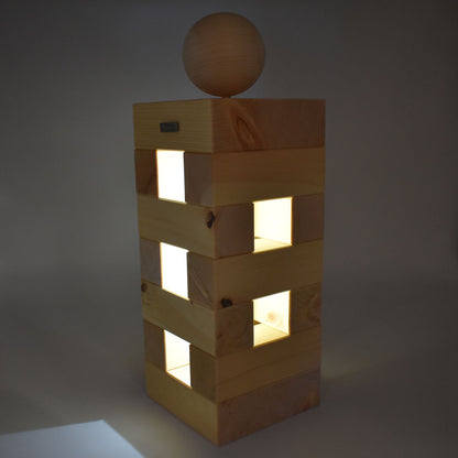 Zirbenlampe - 'Soft & Ambient' 36x12x12 cm - handgemacht in Tirol
