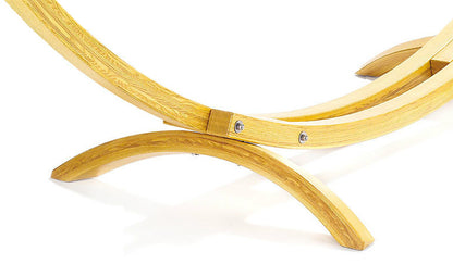 Luxus-Hängemattengestell 'Swing'- aus Eschenholz. Topqualität aus Österreich