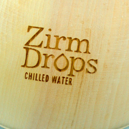 Karaffen Set mit Zirben Drop Art 'Style' 0,25l/0,5l/1l - 'Drop & Drink'