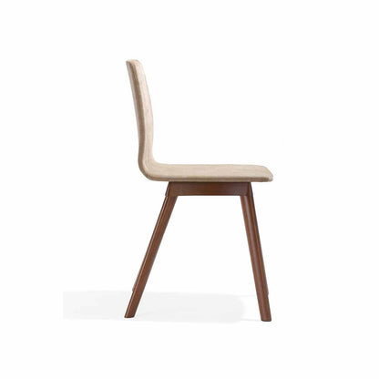 Komfortabler Stuhl 'Lisa' aus massiver Buche mit gepolsteter Sitzschale - Handwerk aus Südtirol - soft Country