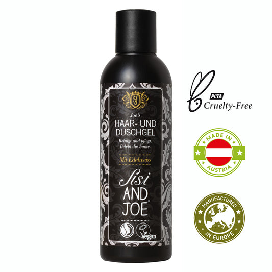 Hair, Beard & Body Wash 200 ml 'Sisi and Joe' - gefertigt in Österreich