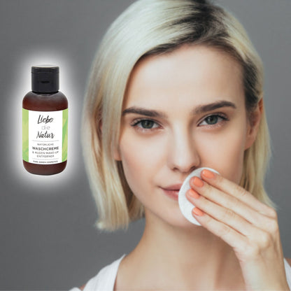 Natürliche Waschcreme und Augen Make-Up Entferner 100 ml 'Liebe die Natur' - gefertigt in Österreich