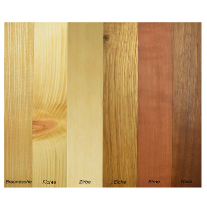 Eleganter Massivholztisch 'Peter' | rund DM 120 x H 76 cm | in verschiedenen Holzarten | mit abnehmbaren Beinen | Handwerk aus Österreich