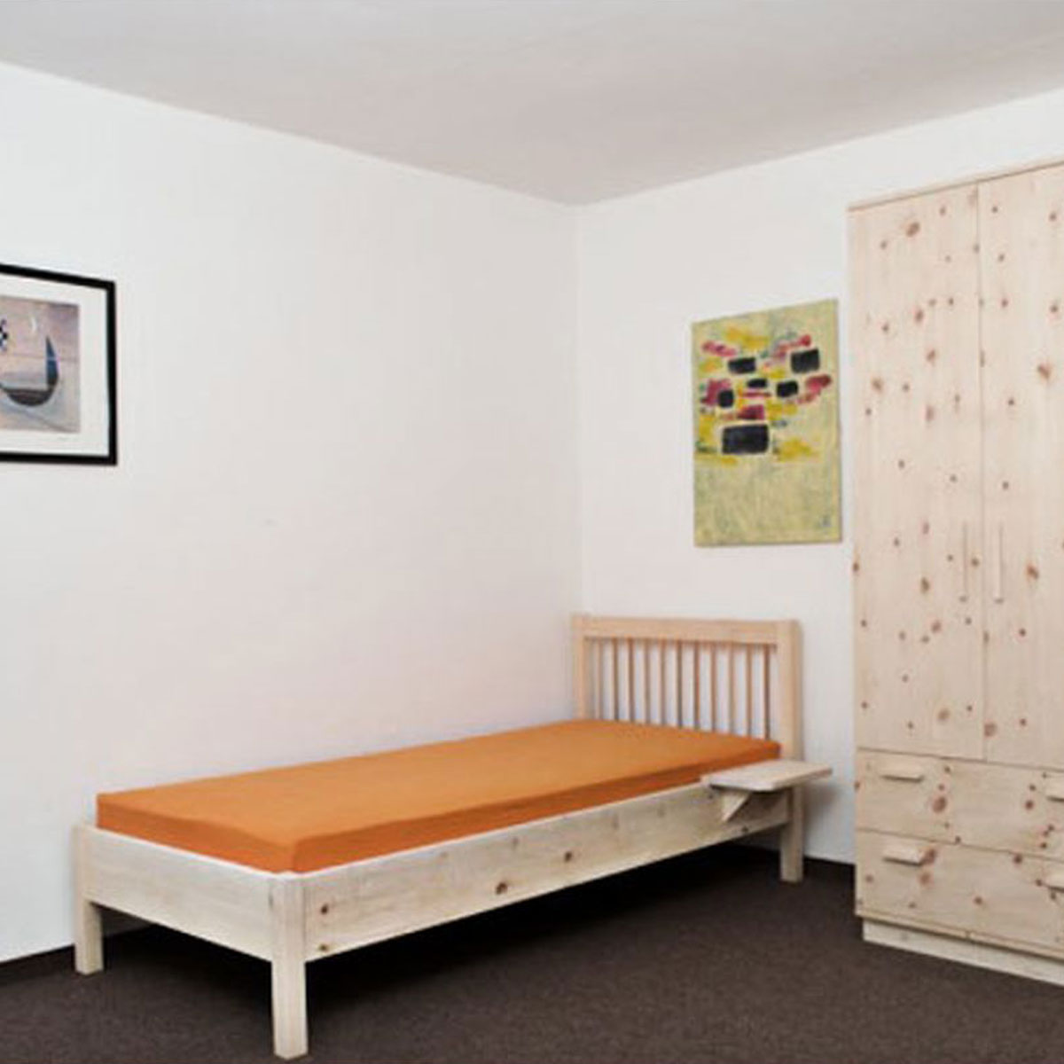 Einzelbetten/Betten aus Zirbel 'One & Only'  - 90/200
