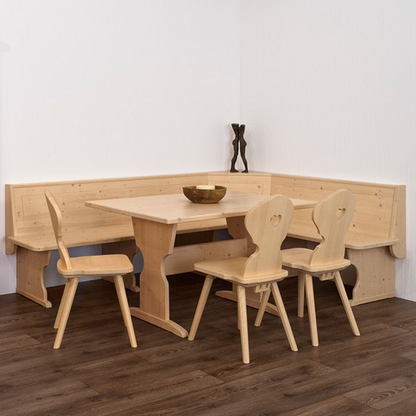 Traditioneller Esszimmertisch aus Massivholz | äußerst stabile Handarbeit aus Südtirol | in verschiedenen Größen