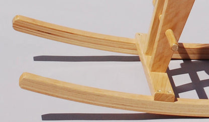 ‘Tobi’ das Schaukelpferd mit abnehmbarem Sitzring |  Sitzhöhe 25 cm | schadstoff- & plastikfrei