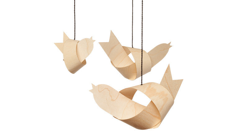 Dekovogel 'Johann'  im 3er Set
