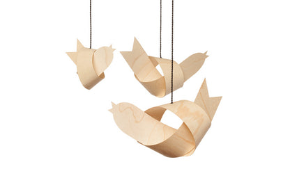 Dekovogel 'Johann'  im 3er Set