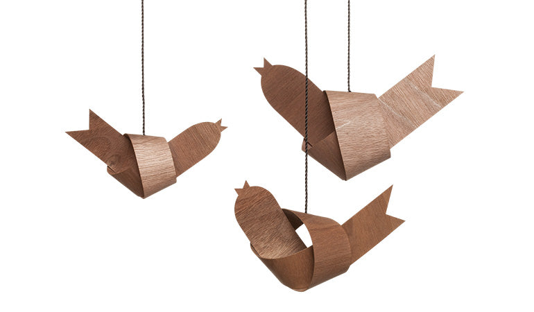 Dekovogel 'Johann'  im 3er Set