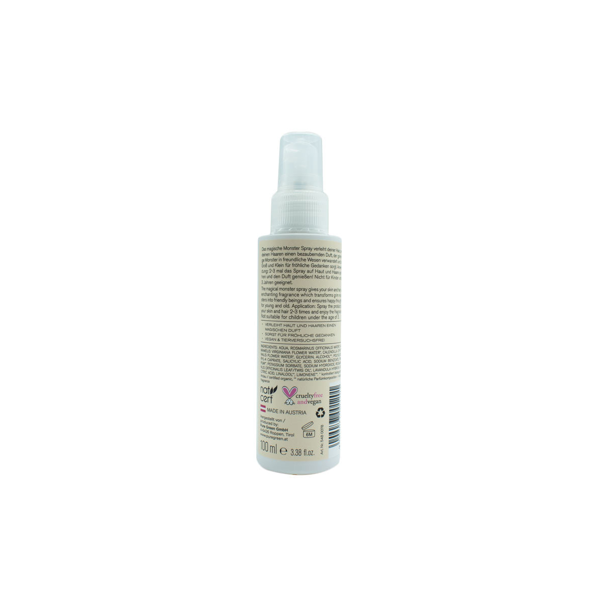 Magical Anti Monster Spray ‚Einhorn‘ 100 ml – gefertigt in Österreich