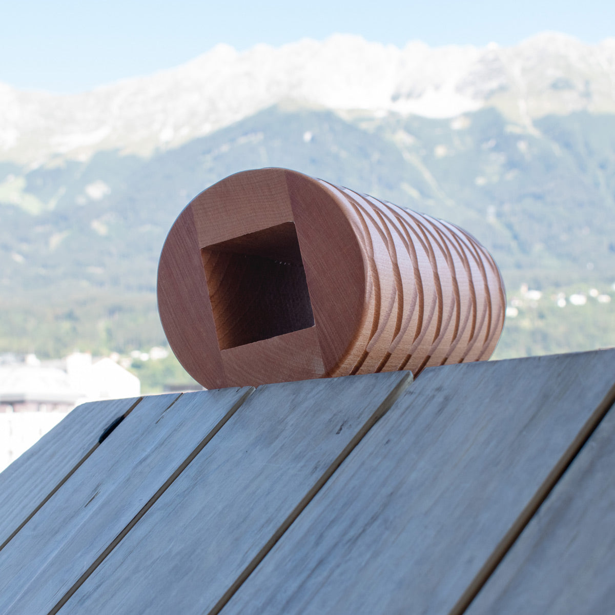 Trainingsgerät Woodroll structure aus Buche - Hergestellt in Deutschland