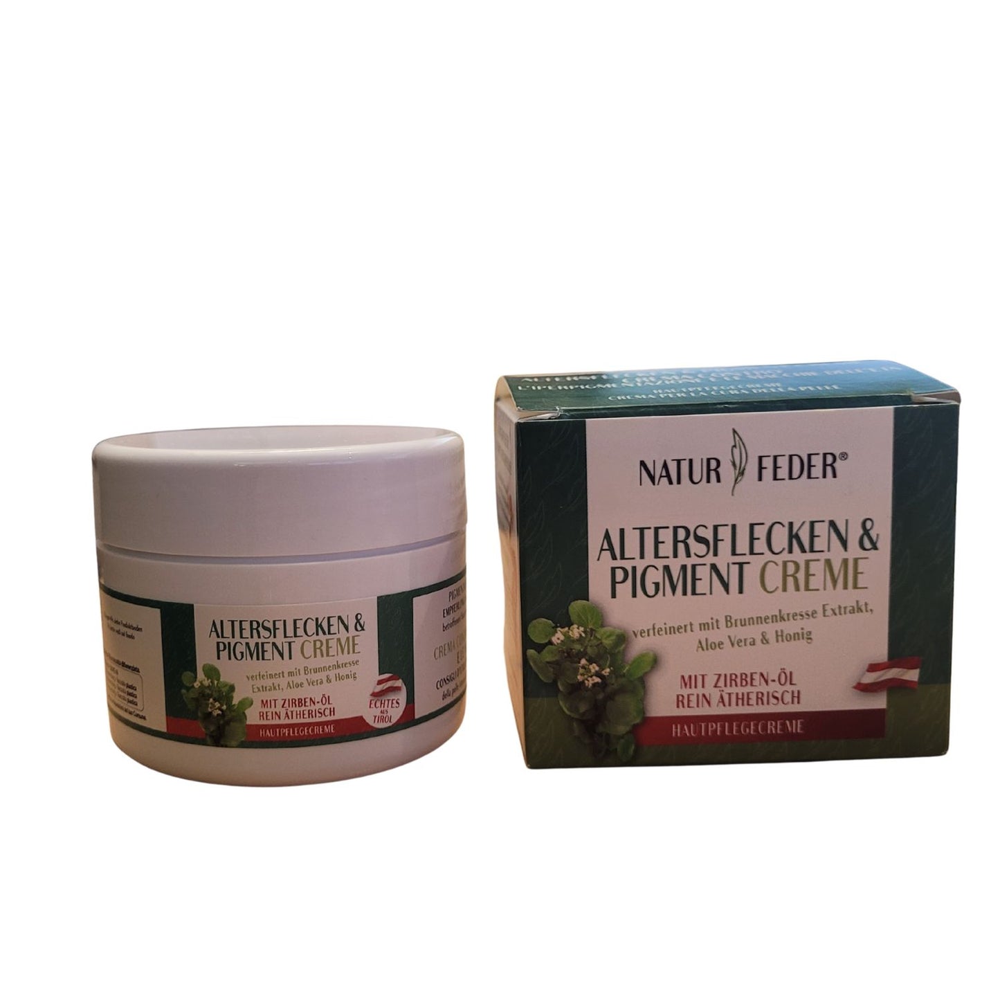 Altersflecken & Pigment Creme mit Zirbe | 125ml.