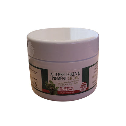 Altersflecken & Pigment Creme mit Zirbe | 125ml.