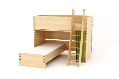 Design mit System - 2er Bettseiten | Birkenholz | Echtes Handwerk | Made in Austria
