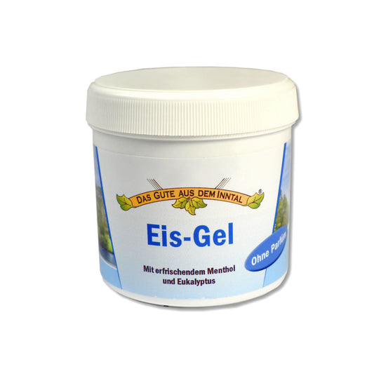 Eis-Gel 200 ml mit erfrischendem Menthol und Eukalyptus für alle Hauttypen geeignet - Handarbeit aus Deutschland