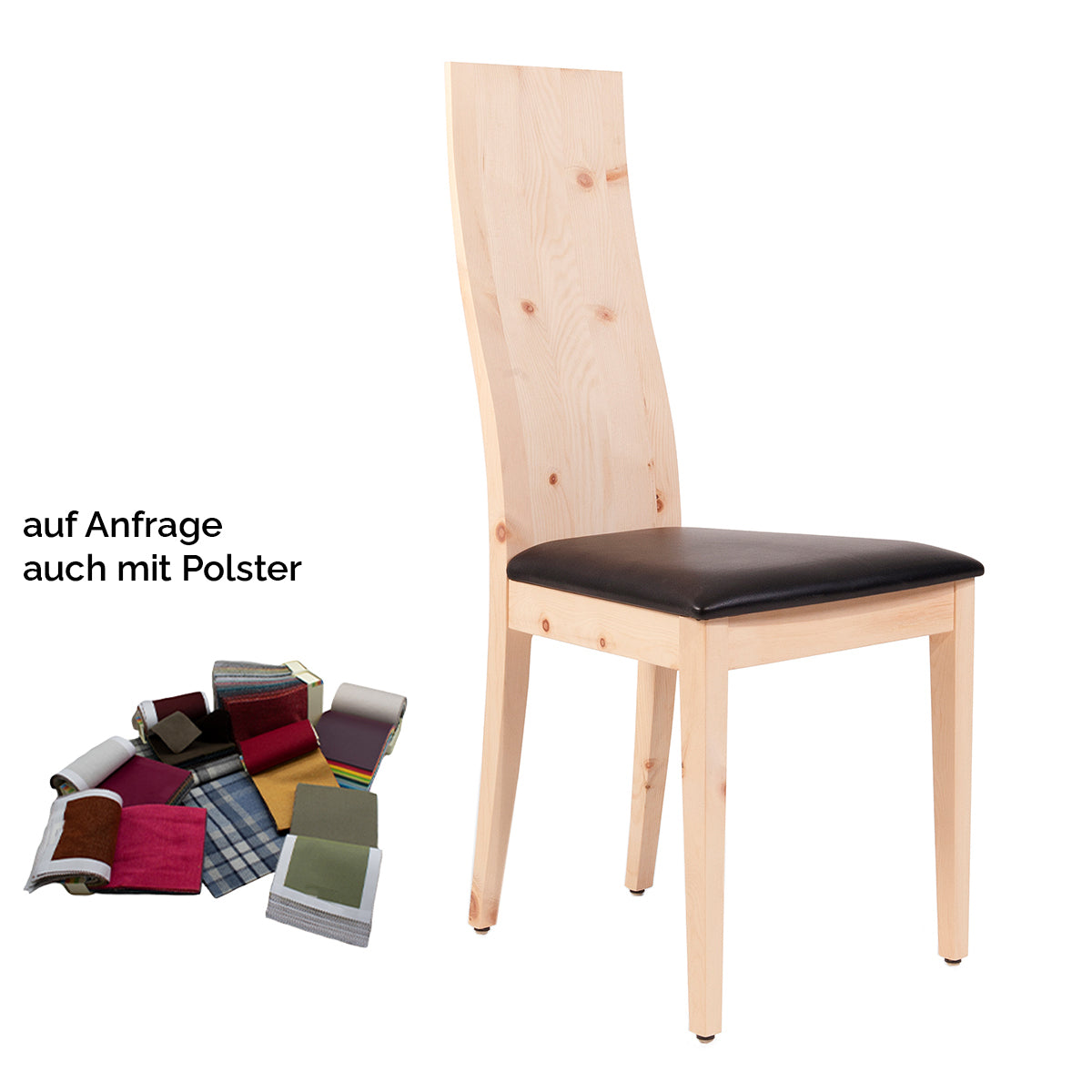 Eleganter Stuhl 'Sitwell Classic' | in verschiedenen Holzarten | hergestellt in Südtirol