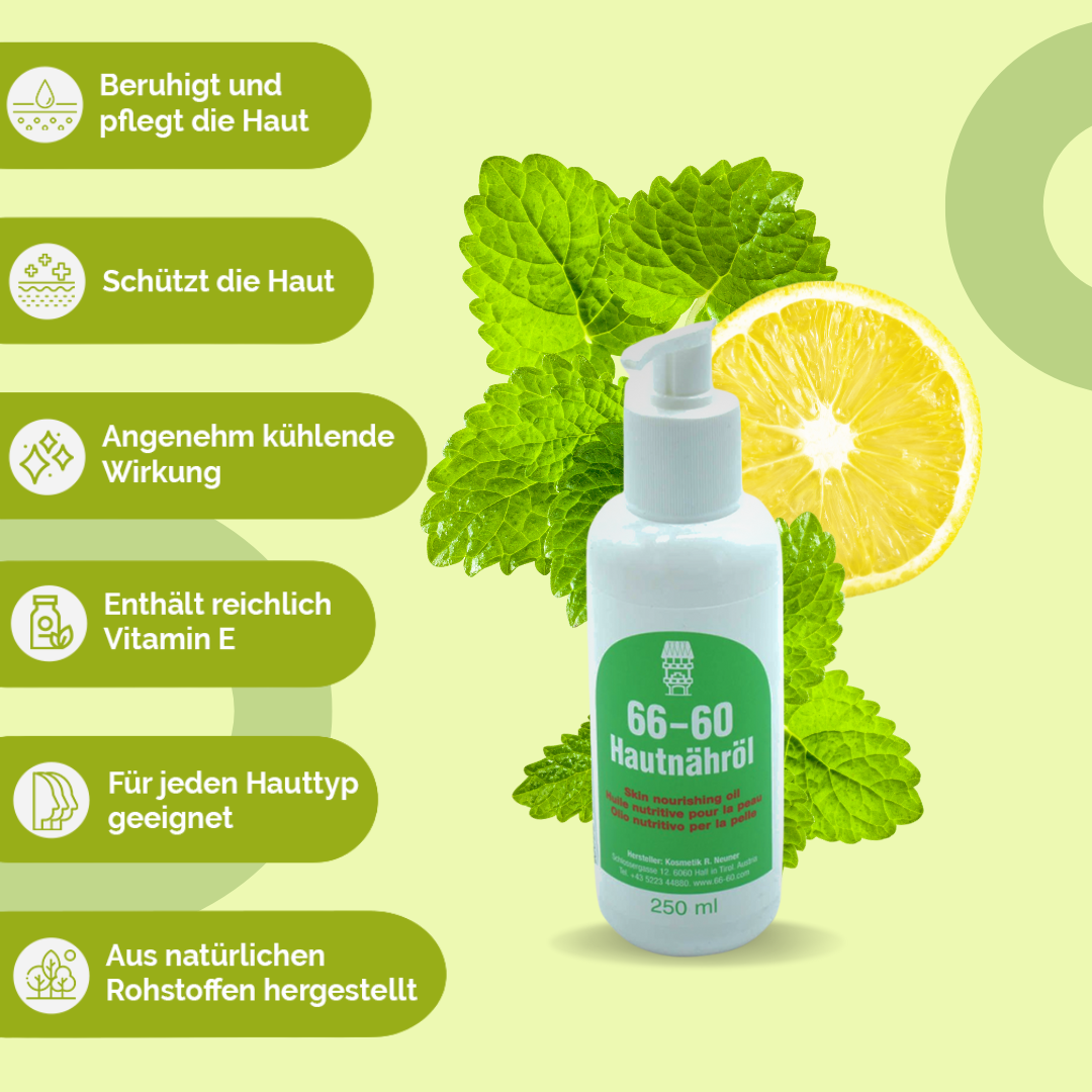 66-60 Hautnähröl'  die sanfte Pflegeemulsion mit Vitamin E