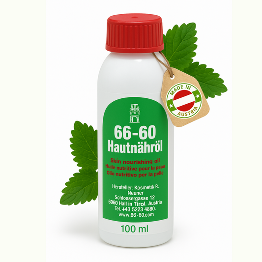 66-60 Hautnähröl'  die sanfte Pflegeemulsion mit Vitamin E