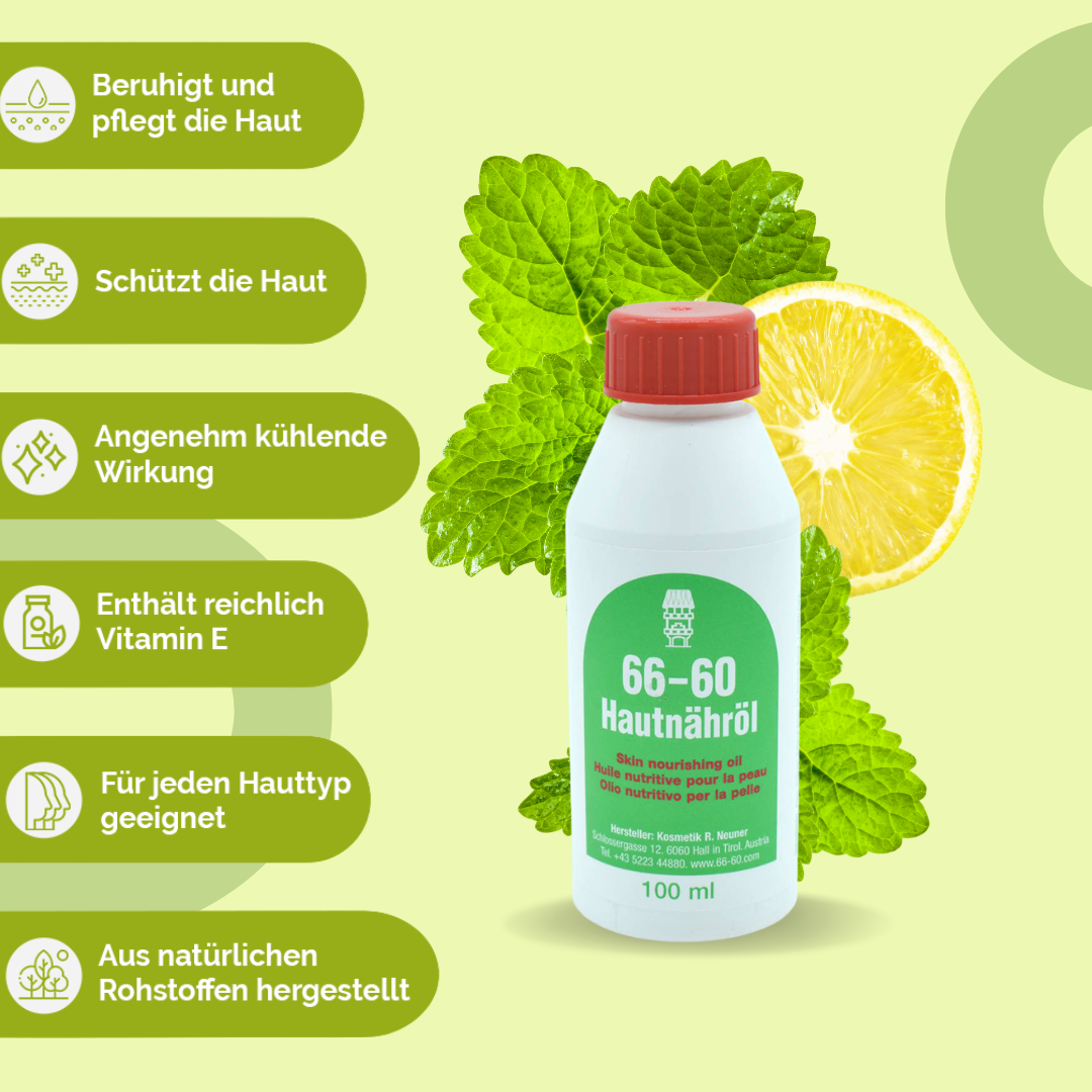 66-60 Hautnähröl'  die sanfte Pflegeemulsion mit Vitamin E