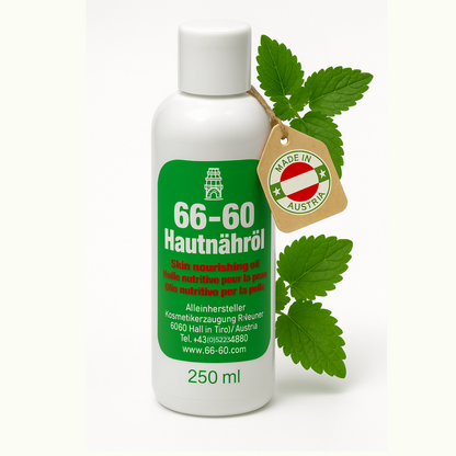 66-60 Hautnähröl'  die sanfte Pflegeemulsion mit Vitamin E