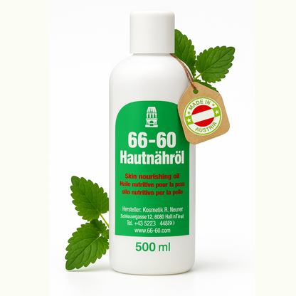 66-60 Hautnähröl'  die sanfte Pflegeemulsion mit Vitamin E