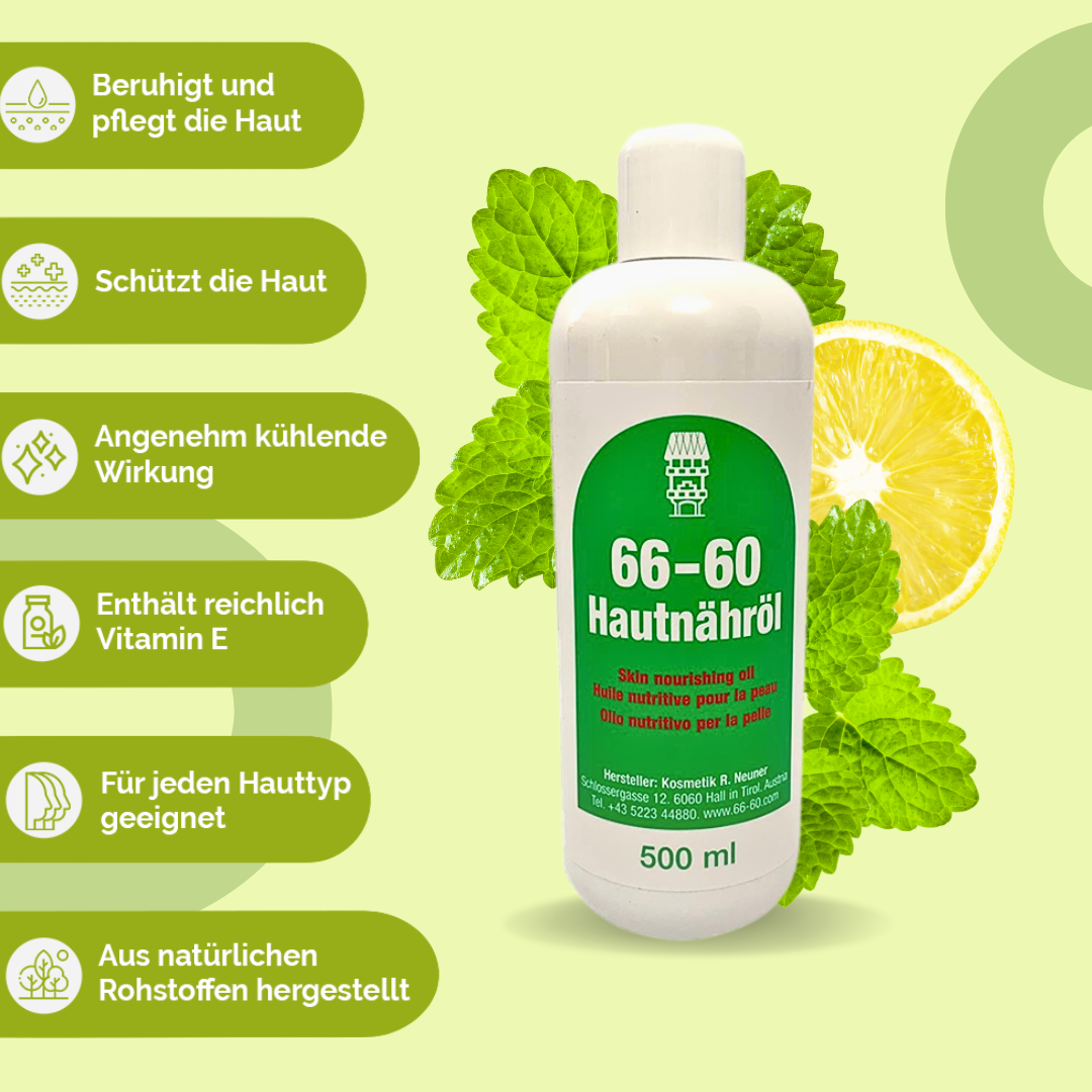 66-60 Hautnähröl'  die sanfte Pflegeemulsion mit Vitamin E