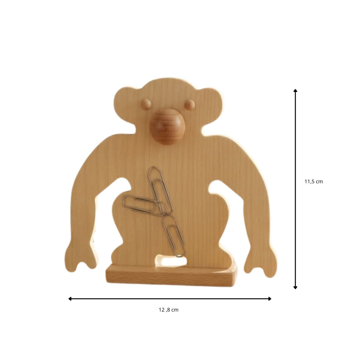 Klammeraffe aus Holz - 'Clips'