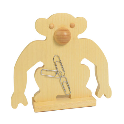 Klammeraffe aus Holz - 'Clips'