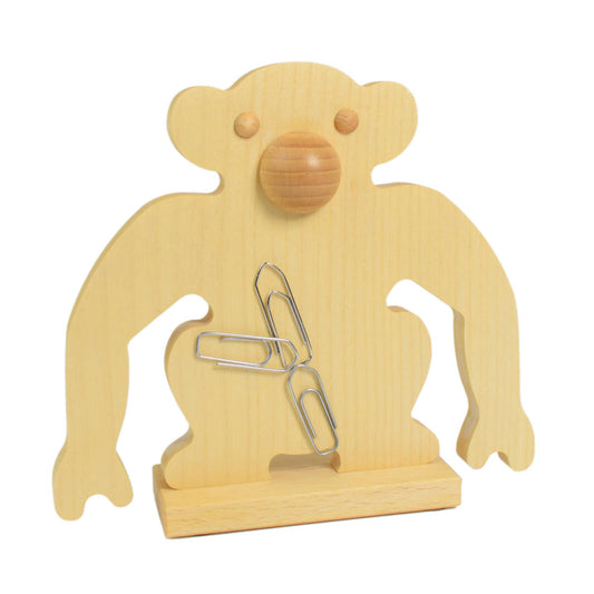 Klammeraffe aus Holz - 'Clips'