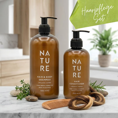 Set 'Haarpflege' | Organic Herbs | Shampo 500 ml + Conditioner 250 ml