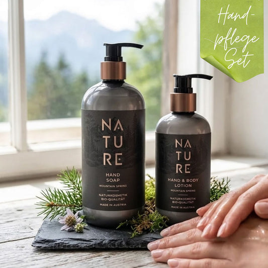 2er-Set 'Handpflege' | Mountain Spring | Seife 500 ml  + Lotion 250 ml