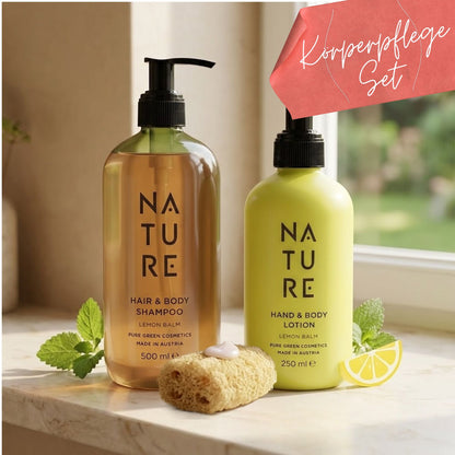 Set 'Körperpflege' | Lemon Balm | Seife 500 ml  + Lotion 250 ml