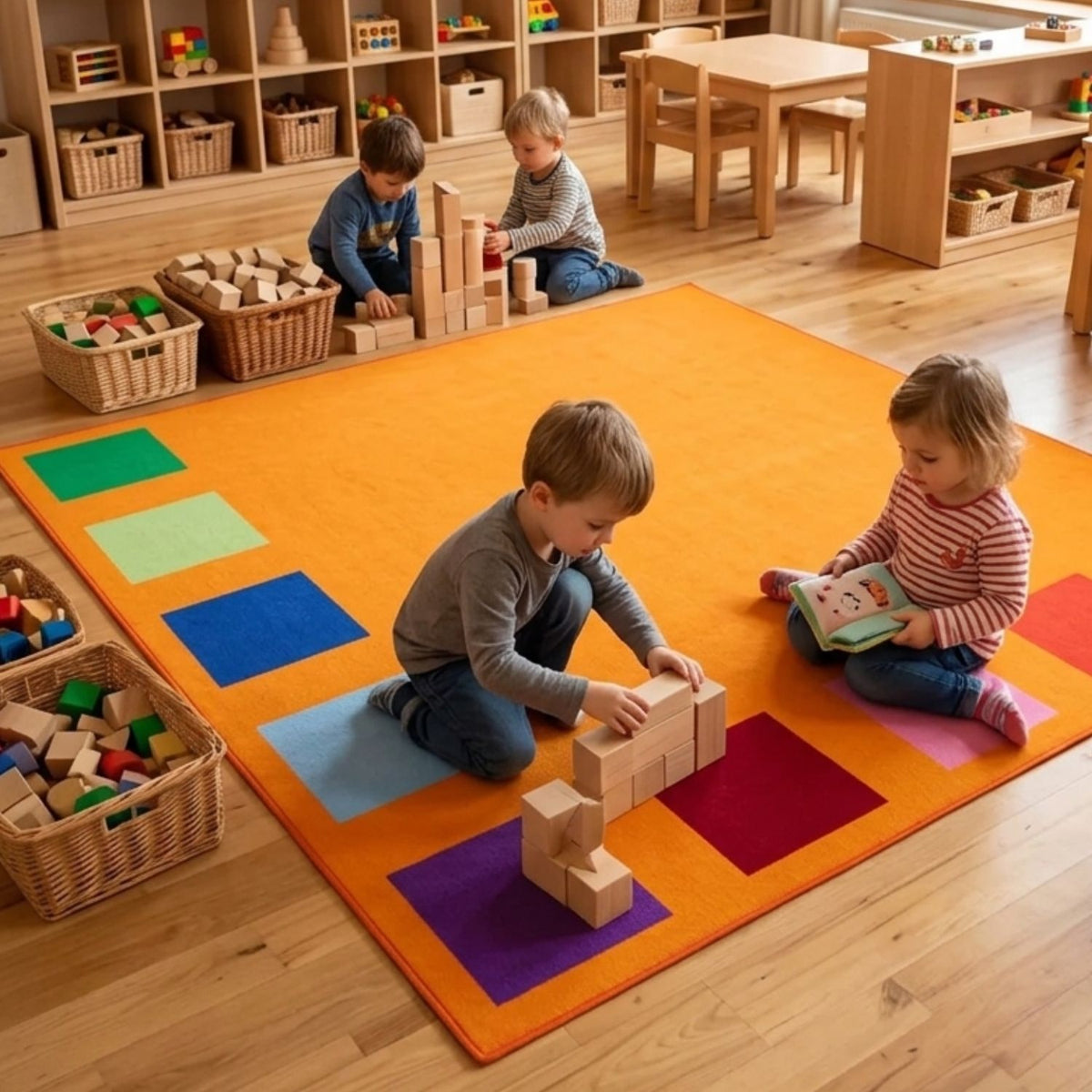 Spielteppich / Kinderteppich Squarolino