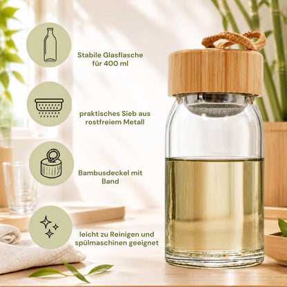 UaB Geschenk | TO GO Trinkflasche | nachhaltig und stylisch | 400ml