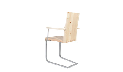 Design Stuhl aus Zirbenholz (Arve) - 'Sitwell Breezy' I Handwerk aus Südtirol